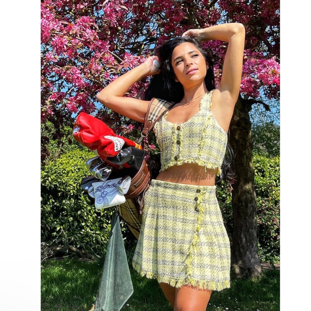 Bloggers Fav Zara two piece tweed set